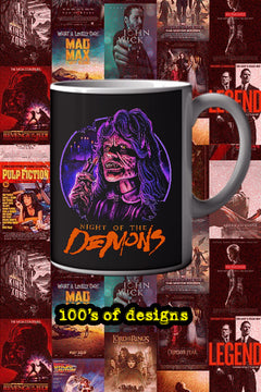 Halloween Demons 11oz Mug | Horror Film Design | Demons Movie Poster | Scary Coffee Cup