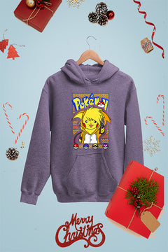 KIDS UGLY Pikachu Christmas Hoodie | Pokemon Holiday Cheer | Retro Style | Kids Winter Fashion