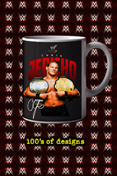 CHRIS JERICHO 11oz Mug featuring Pro Wrestling | WWE Legend CHRIS JERICHO Design
