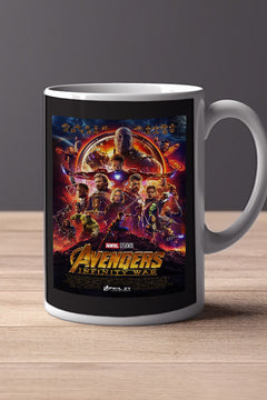 Avengers Infinity War 11oz Mug | Film Memorabilia | Avengers Infinity War Design | Lead Actor's Name