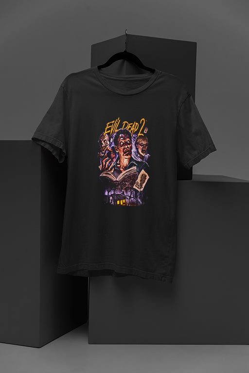 Horror Evil Dead 2 | Vintage Graphic Tee | Scary Horror Film Shirt | Unique Costume Gift | Halloween
