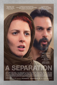 A Separation | Premium Gloss Poster | Film Design | Movie Art | Cinema Decor