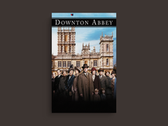 Downton Abbey Canvas Print | Featuring Dame Maggie Smith as Lady Violet Crawley | Vintage TV Show Decor Accent