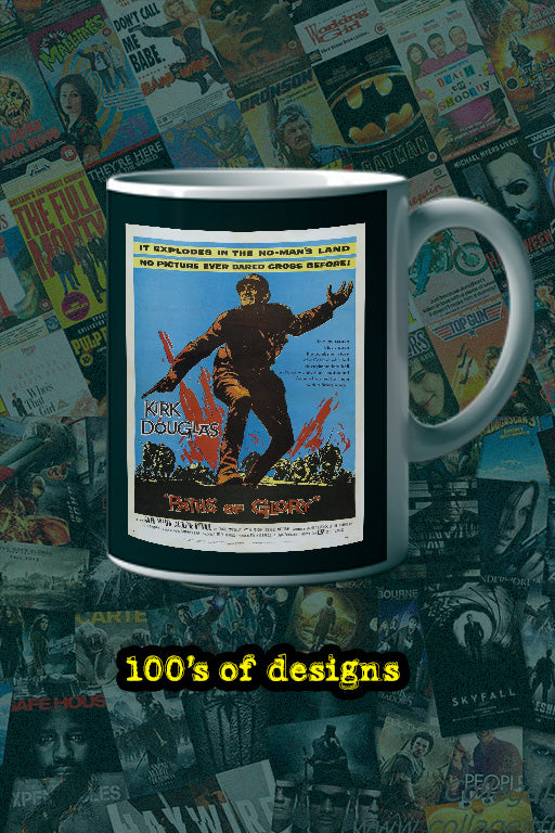 Paths of Glory 11oz Mug | Film Memorabilia | Kirk Douglas | Stanley Kubrick | Vintage Movie Poster