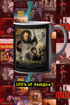 LOTR Return Of The King 11oz Mug - Film Memrobillia | LOTR Return Of The King Design - Lead Actor's Name