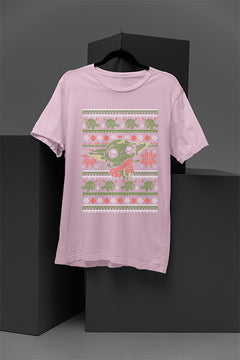 UGLY Galactic Yuletide Cheer Star Wars Baby Yoda Christmas T-Shirt | Sci-Fi Festive