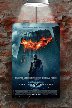 The Dark Knight Premium Gloss Poster | Heath Ledger | Film Poster Design | Movie Merchandise