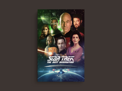 Star Trek The Next Generation Canvas Print | Captain Picard Canvas Print