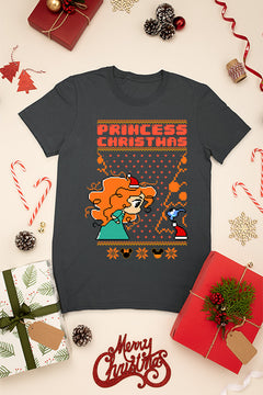 KIDS UGLY Christmas Princess | Festive Kids Ugly Sweater Design | Vintage Holiday Cheer