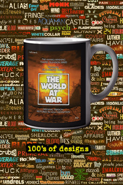 The World at War 11oz Mug featuring Laurence Olivier | TV Show Design for Collectors and Fans