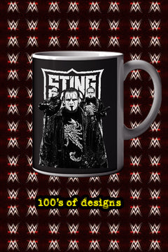 STING 11oz Mug | WWE Icon STING | Wrestling Legend STING | Unique STING Design