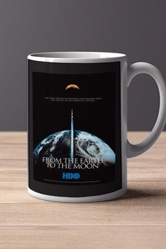 From the Earth to the Moon 11oz Mug featuring Tom Hanks | TV Show Memorabilia | Space Theme Ceramic Cup