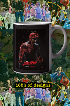 Daredevil 11oz Mug - Charlie Cox | Marvel TV Show Design - Handmade Cup for Fans of Daredevil!