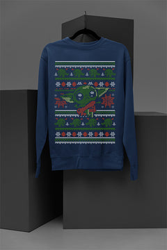 UGLY Galactic Yuletide Cheer Star Wars Baby Yoda Christmas Sweatshirt | Sci-Fi Festive