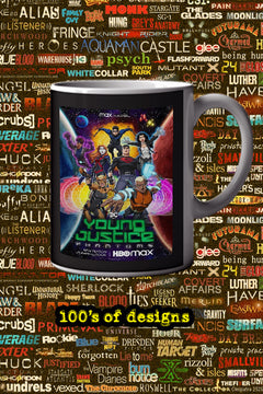 Young Justice 11oz Mug Artemis Crock | Superboy | Aqualad | Miss Martian | Nightwing - TV Show Design