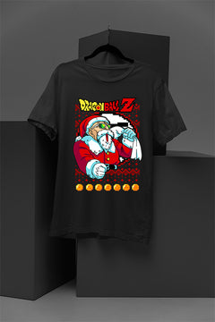 UGLY Roshi Christmas Chaos | Dragon Ball Z Santa Shirt | Festive Anime Wear | Retro Anime