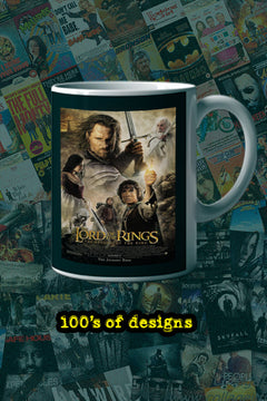 LOTR Return Of The King 11oz Mug - Film Memrobillia | LOTR Return Of The King Design - Lead Actor's Name