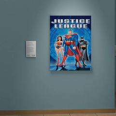 Justice League Canvas Print | DC Comics | Superhero Wall Art | Home Decor | Justice League Design | Superman Wonder Woman Batman Aquaman Flash