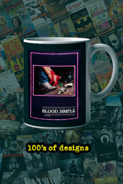 Blood Simple 11oz Mug - Frances McDormand | Joel Coen | Film noir | Crime thriller | Vintage poster design