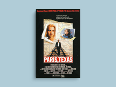 Paris, Texas Canvas Print featuring Harry Dean Stanton | Nastassja Kinski | Film Art Decor