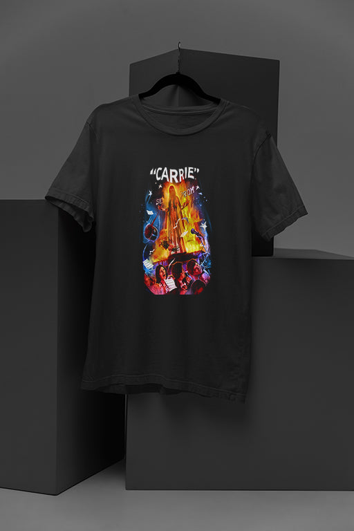Horror Carrie Vintage Graphic Tee | Scary Movie Costume Gift | Halloween