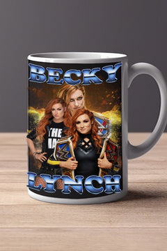 BECKY LYNCH 11oz Mug | Pro Wrestling Star BECKY LYNCH | Unique Wrestling Fan Gift
