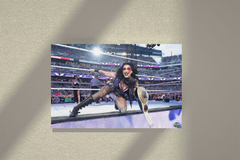 Wrestlemania 40 Canvas Print | Reha Ripley Wrestlemania Entrance Design | Wrestlemania 40 Art Decor | Wrestling Fan Display | WWE Memorabilia | Sports Entertainment Wall Art