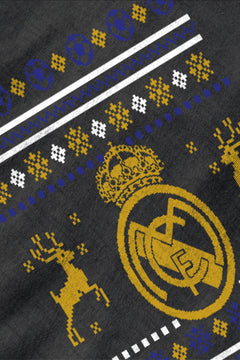 UGLY Real Madrid Christmas T-Shirt | Vintage Madrid Logo | Retro Christmas Apparel | Best of Real Madrid