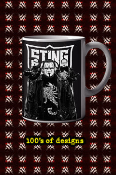 STING 11oz Mug featuring Pro Wrestling Icon STING | Wrestling Legend | Collector's Item | Unique Gift