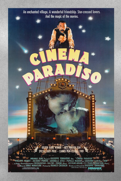 Cinema Paradiso Gloss Poster | Film Decor Print | Classic Movie Art | Cinema Room Design