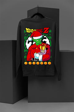 Ultimate Piccolo Christmas Chaos | Dragon Ball Z Ugly Sweatshirt | Namekian
