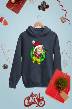 KIDS UGLY Rugrats Susie Christmas Hoodie | Retro Rugrats Kids Design