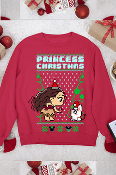 UGLY Moana Christmas Adventure | Trendy Ugly Design | Fun Holiday Sweatshirt | Iconic
