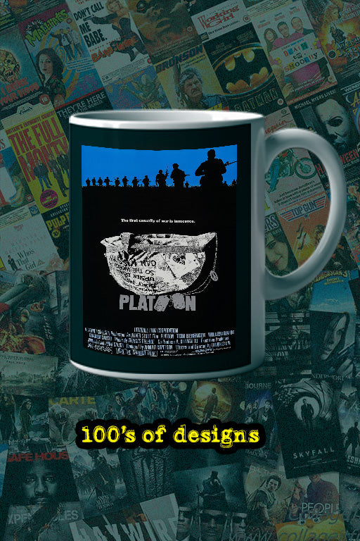 Platoon 11oz Mug | Film Memorabilia | Platoon Design | Charlie Sheen