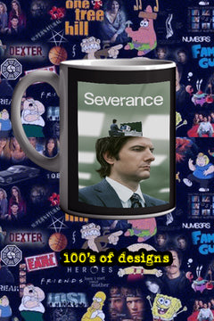 Severance 11oz Mug | TV Show Poster Design | Lead Actor's Name