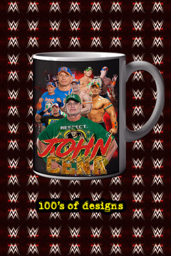 JOHN CENA 11oz Mug | Pro Wrestling Legend Photo | Collectible Gift Idea | Gift for Wrestling Fans | Ceramic Cup with Cool Design
