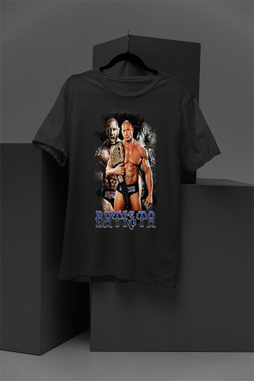 Batista WWE T-Shirt | Vintage Evolution Era Wrestler Shirt | Batista Bomb Fan Tee