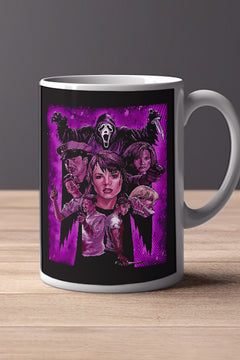 Horror | Scream Film Neon Design | 11oz Mug