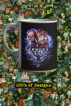 Halloween Bride of Chucky 11oz Mug | Horror Film Poster Design