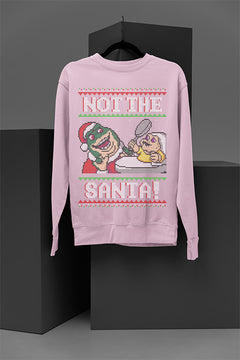 UGLY Blast from the Past: Earl and Baby Sinclair Christmas Sweatshirt | Dinosaurs Sitcom