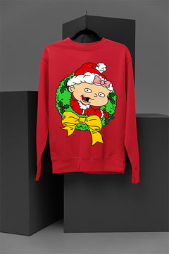 UGLY Retro Rugrats Lil Christmas Sweatshirt | 90s Cartoon | Holiday Ugly Design