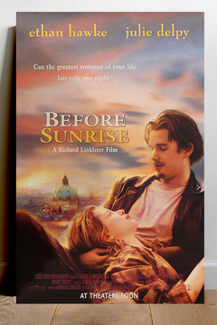 Before Sunrise Ethan Hawke Julie Delpy Poster | Film Movie Design Art Print