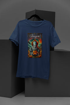 Horror Pennywise Graphic Tee | Vintage Scary Clown T-shirt | Costume Gift | Halloween
