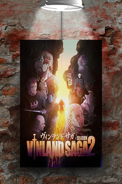 Vinland Saga Poster | Premium Gloss Illustration of Thorfinn | TV Show Merchandise Art Print | Anime Fan Gift Idea