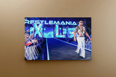 Wrestlemania 40 Canvas Print | The Rock The Boss Is Here Entrance Artwork | Wrestling Fan Decor | WWE Legend Wall Art | Wrestlemania 40 Memorabilia | Wrestling Collectible Print