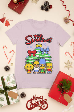 KIDS UGLY: The Simpsons Retro Christmas | Vintage Cartoon Tee | Kids Ugly Sweater