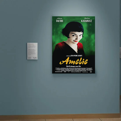 Amelie Canvas Print featuring Audrey Tautou | Unique Film Art | French Cinema Decor