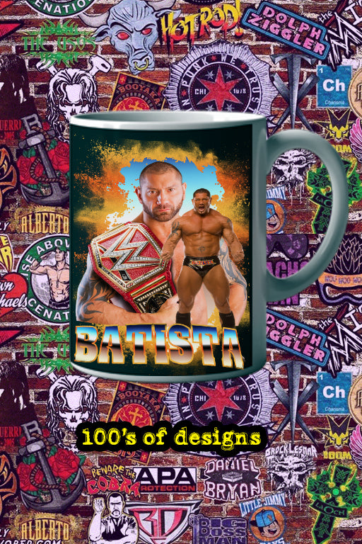 Batista 11oz Mug | Pro Wrestling | WWE Superstar Batista Merchandise