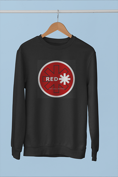 Red Hot Chilli Peppers Band Logo | Vintage Rock Band Sweatshirt | Chili Peppers Fan Apparel | Retro Alternative Clothing | 90s Music Inspired Merch | Funk Rock Iconography | RHCP Logo Tribute Top | Indie Grunge Style Jumper |