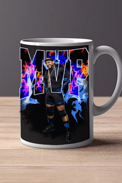 mvp 11oz Mug | Pro Wrestling Superstar Image Design | Collectible MVP Memorabilia